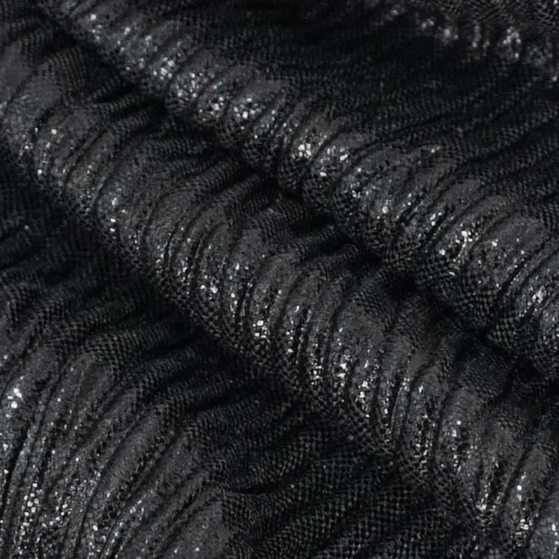 Ribbed Knit Halterneck T-Shirt