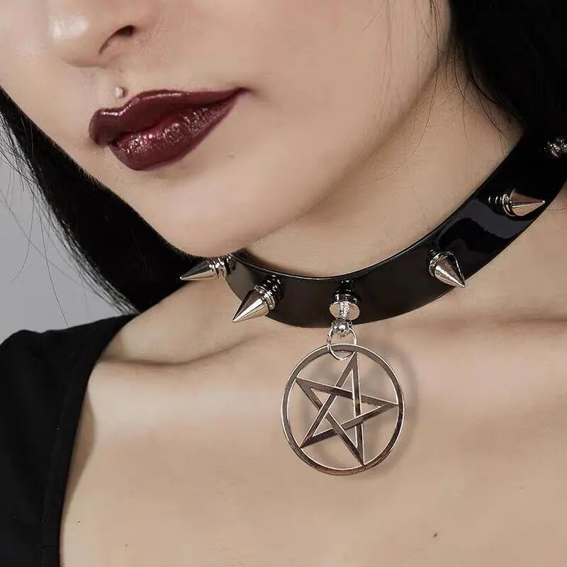 Pentagram Choker