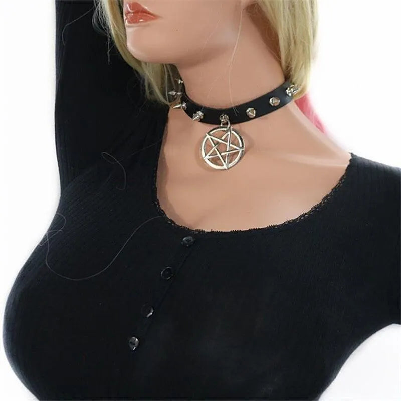 Pentagram Choker