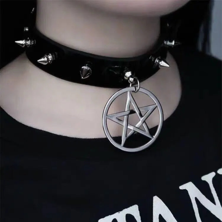 Pentagram Choker