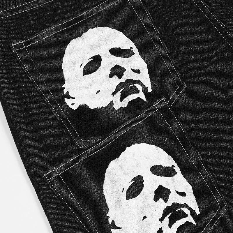 Faces Print Men Pants