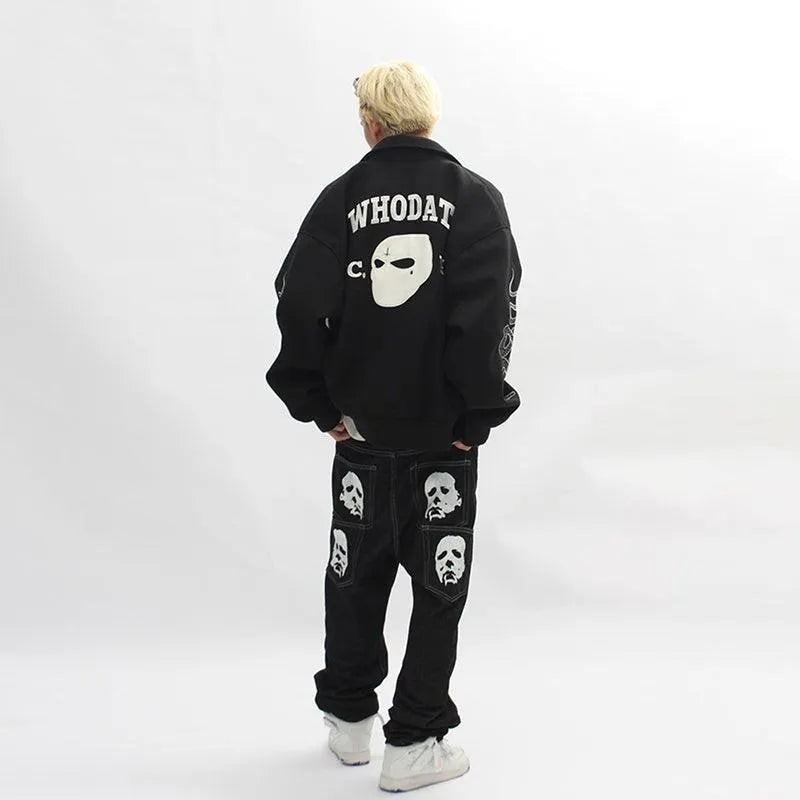 Faces Print Men Pants
