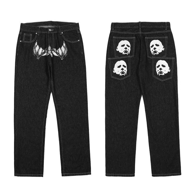 Faces Print Men Pants