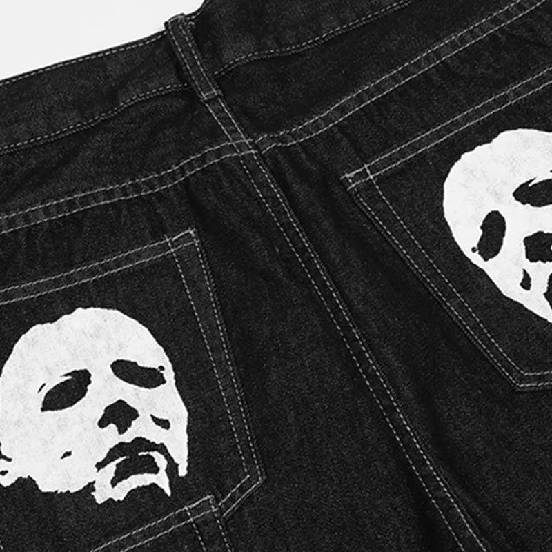Faces Print Men Pants