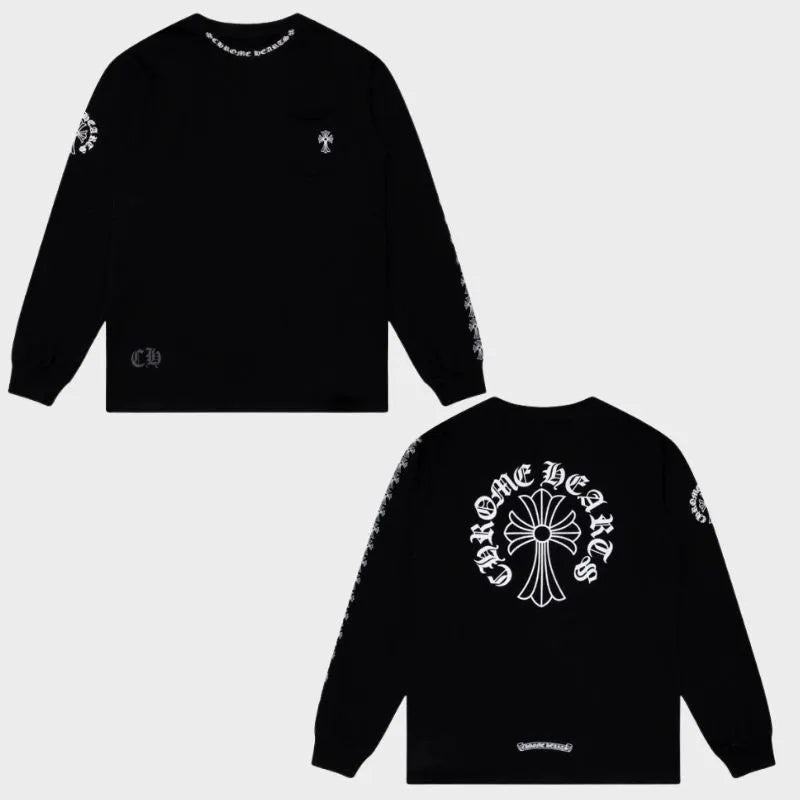 Chrome Heart Round Neck T-shirt