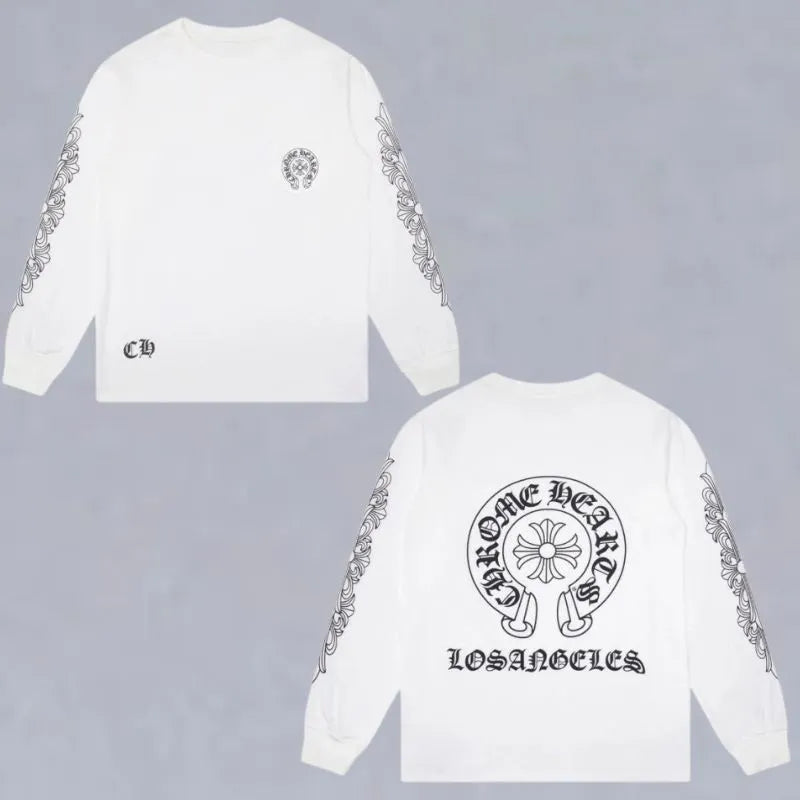 Chrome Heart Round Neck T-shirt