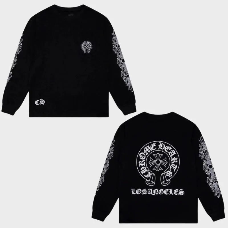 Chrome Heart Round Neck T-shirt