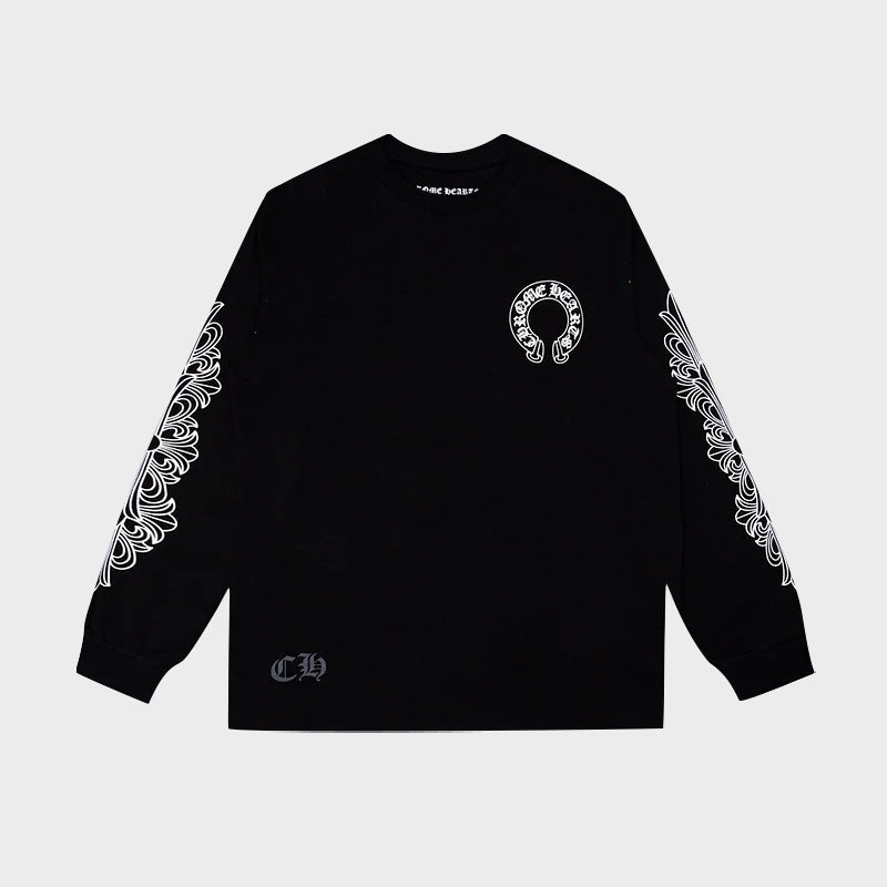 Chrome Heart Round Neck T-shirt