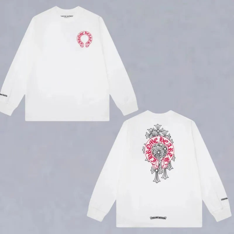Chrome Heart Round Neck T-shirt