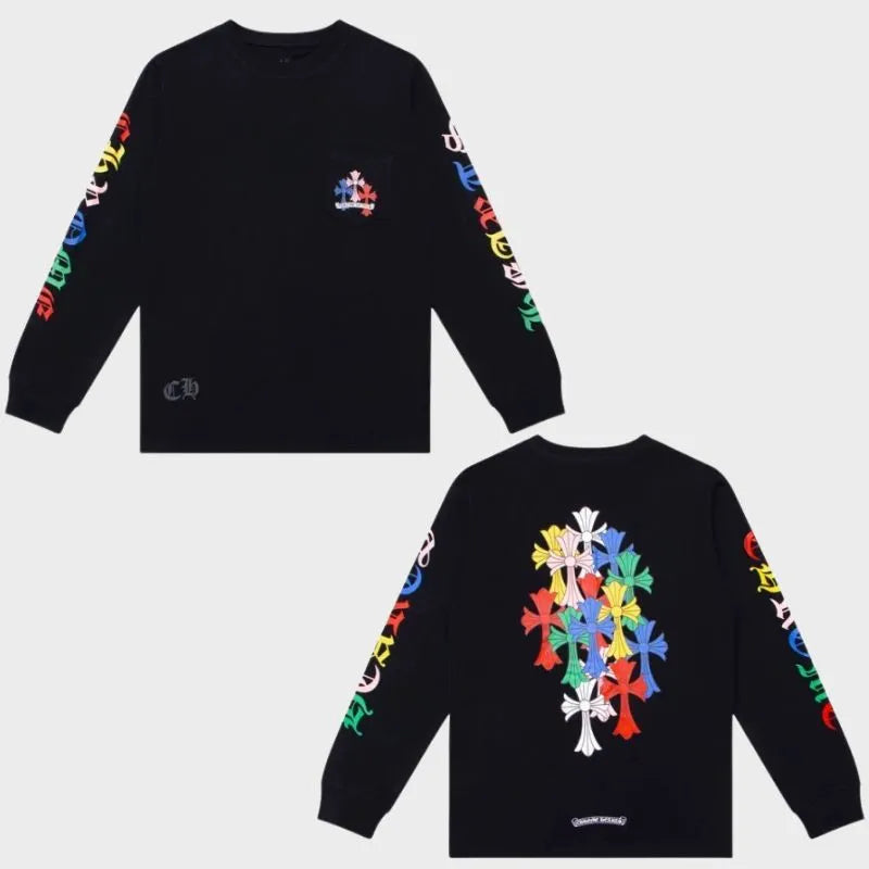Chrome Heart Round Neck T-shirt