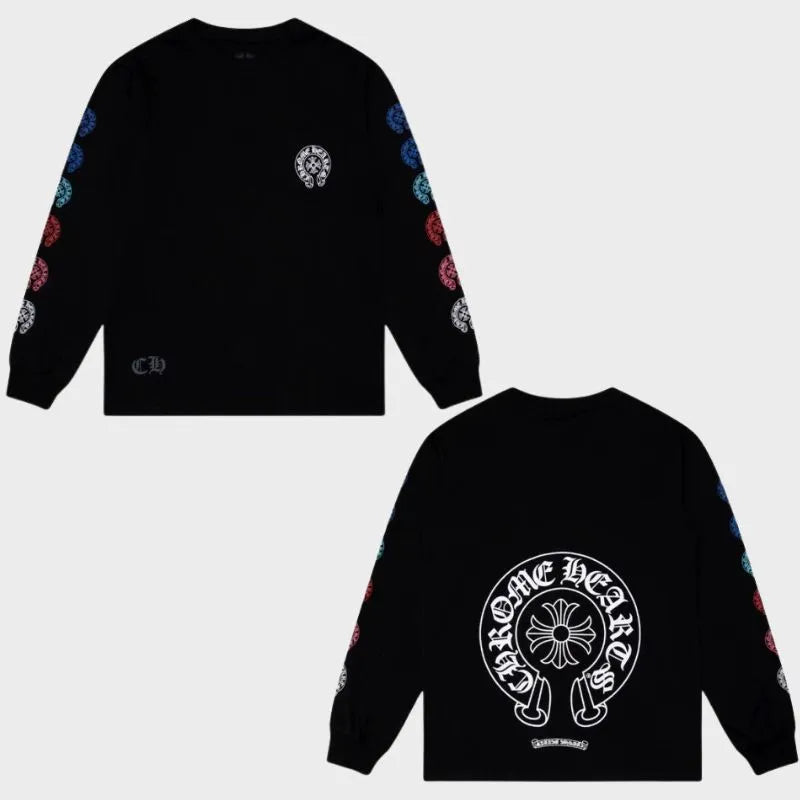 Chrome Heart Round Neck T-shirt