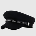 Gothic Newsboy Chain Hat