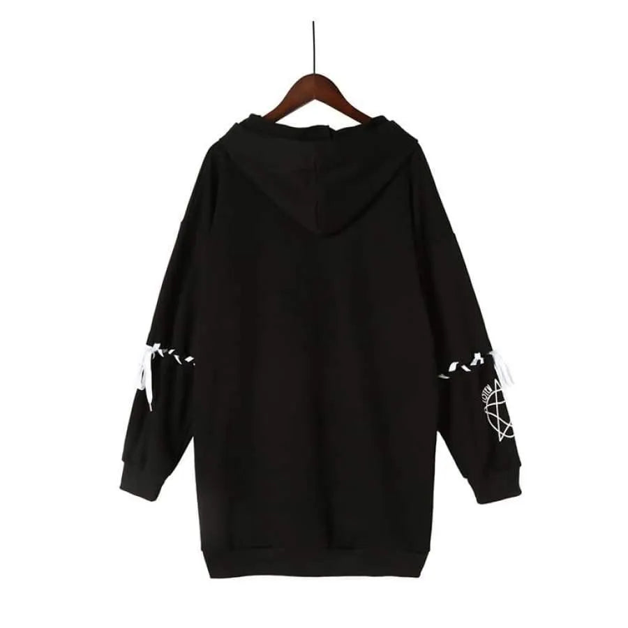 Kawaii Rabbit Lace Up Hoodie