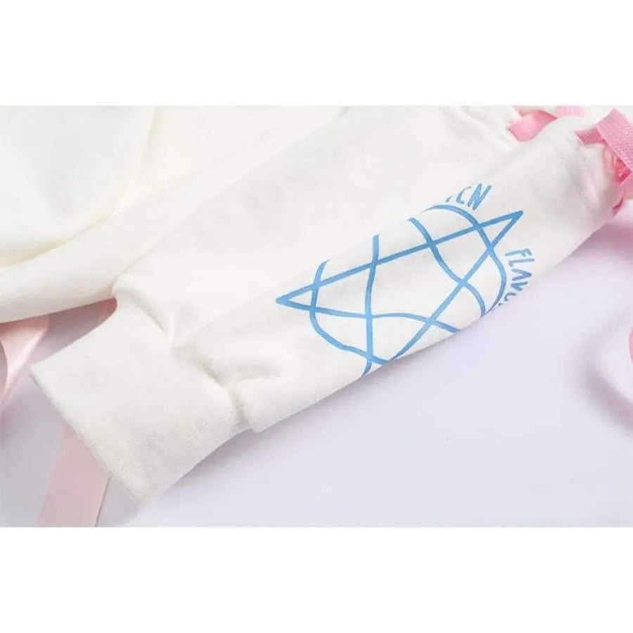 Kawaii Rabbit Lace Up Hoodie