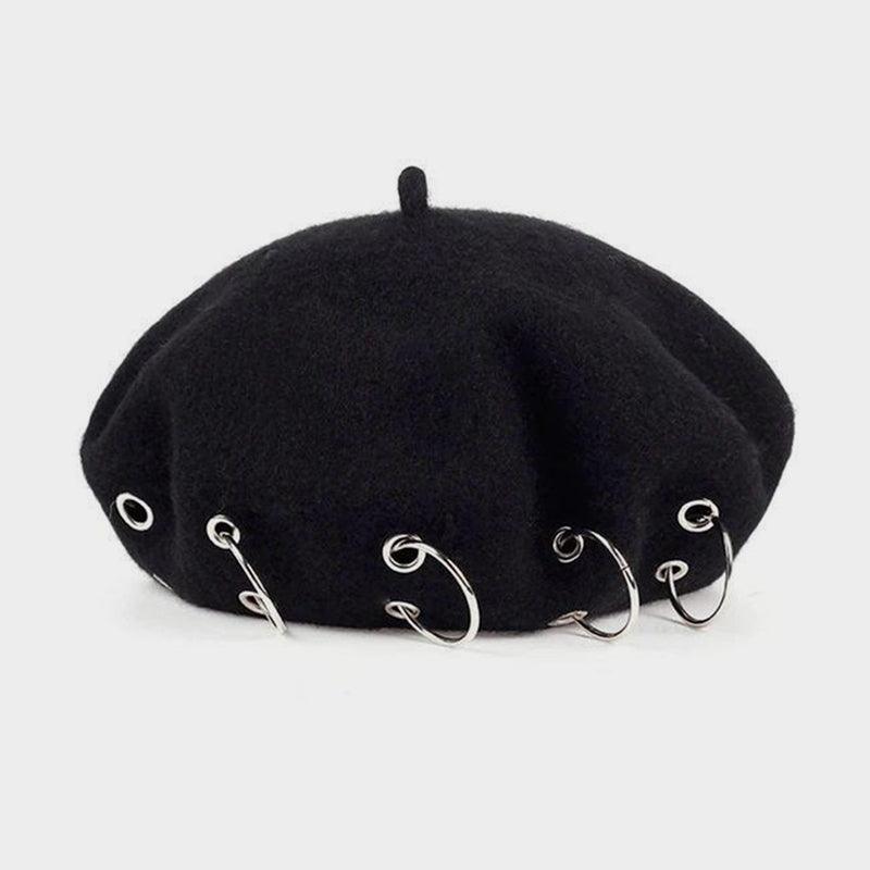 Harajuku O Ring Beret Hat