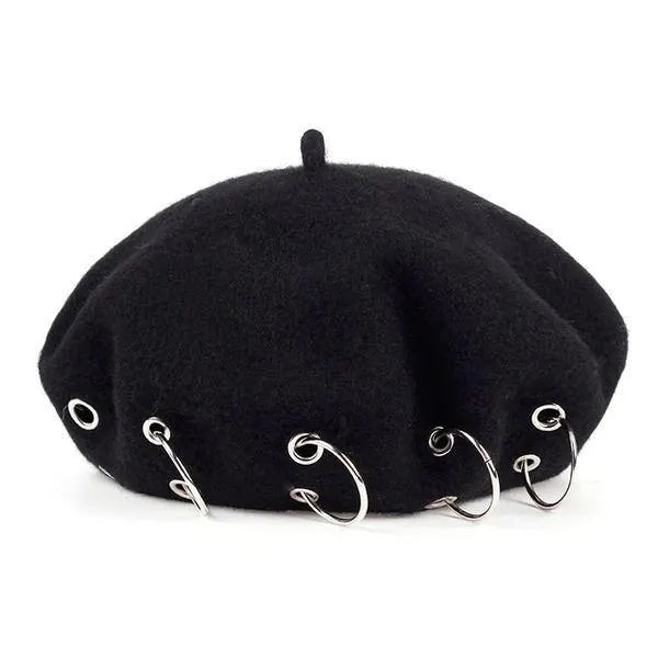 Harajuku O Ring Beret Hat