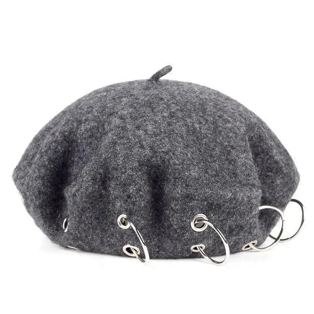 Harajuku O Ring Beret Hat