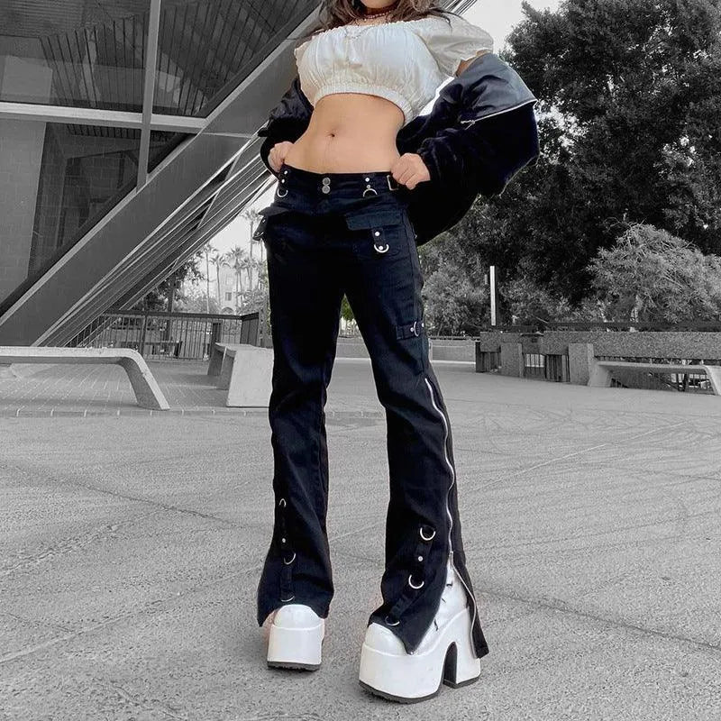 Dark Street Lolita Low Rise Pants