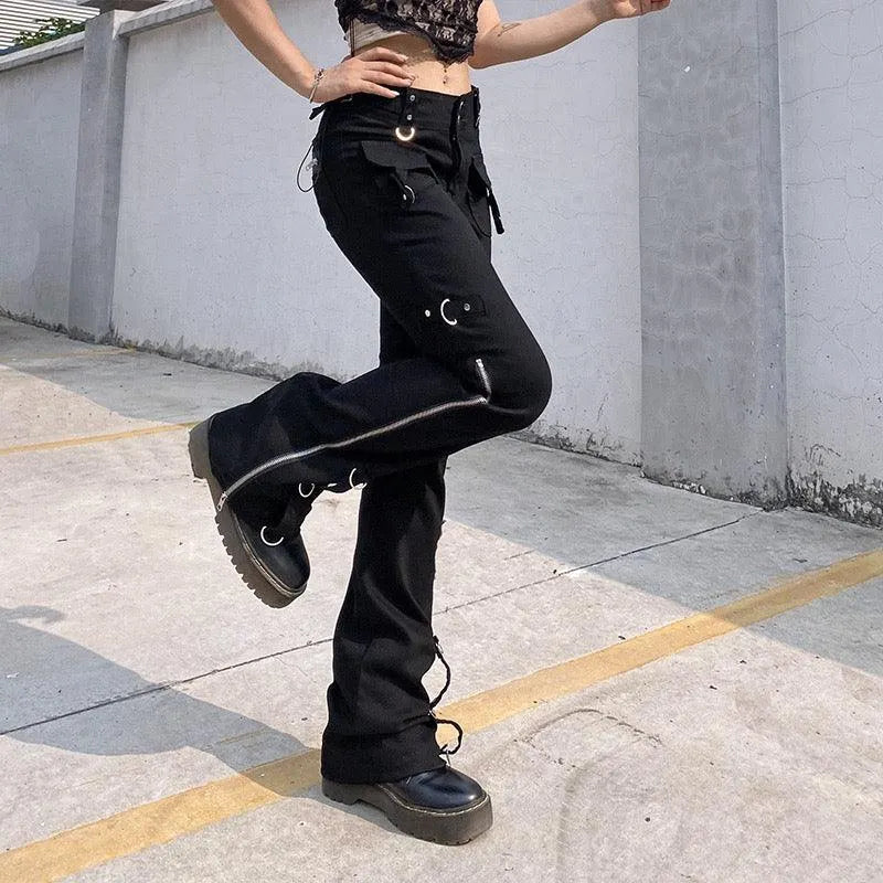 Dark Street Lolita Low Rise Pants