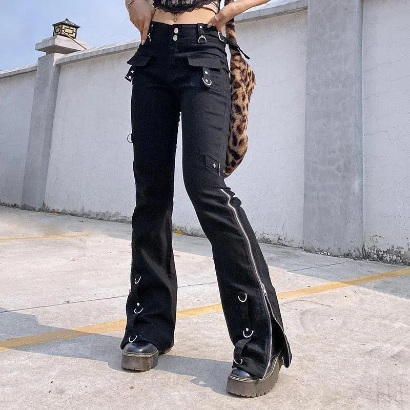 Dark Street Lolita Low Rise Pants