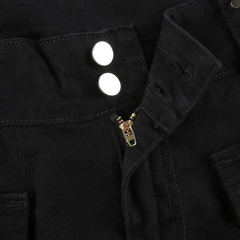 Dark Street Lolita Low Rise Pants