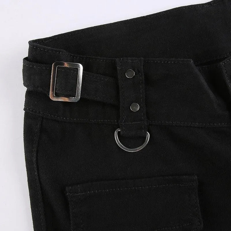 Dark Street Lolita Low Rise Pants