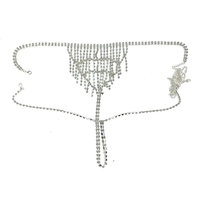 I Love Diamond Tassels Lingerie Set