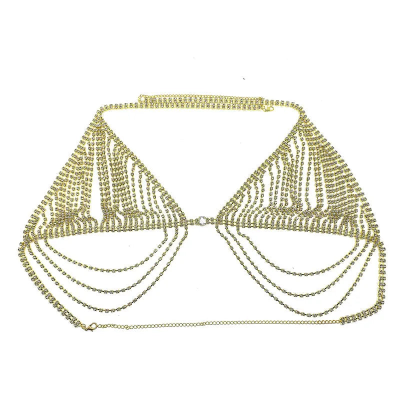 I Love Diamond Tassels Lingerie Set