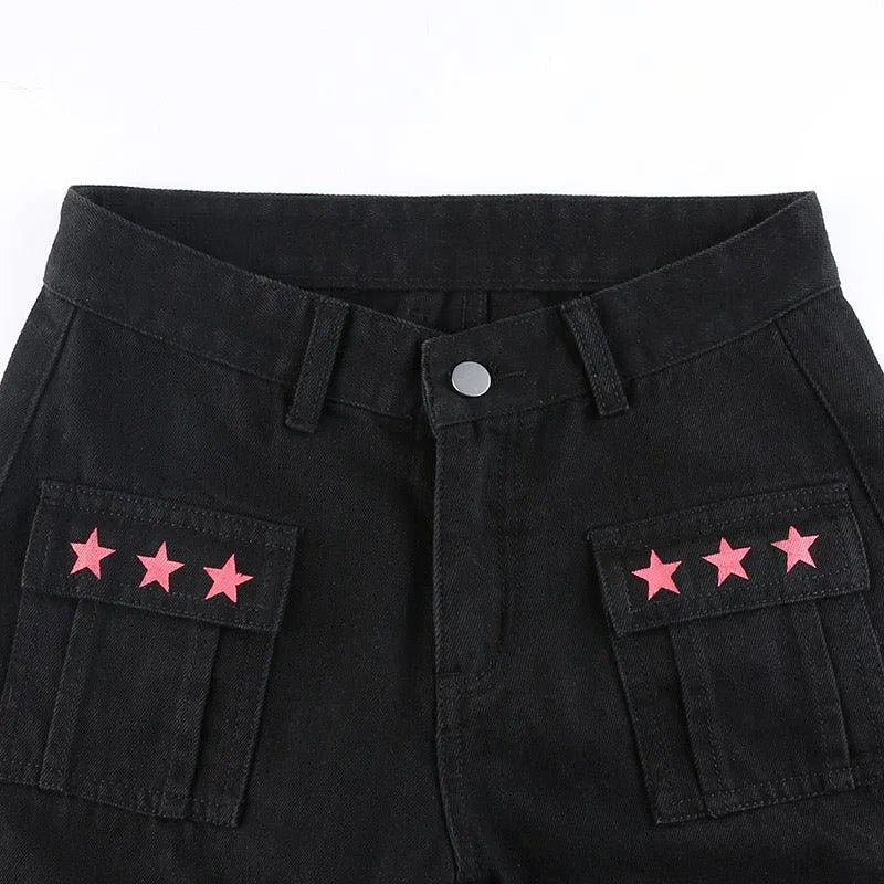 Noir Life As A Star Flared Pants