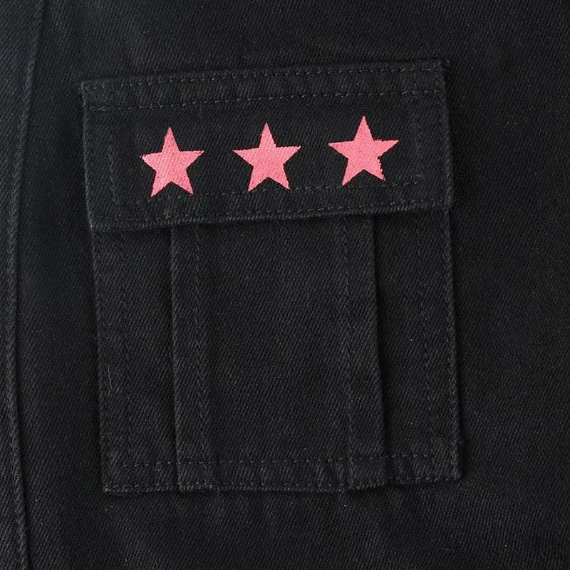 Noir Life As A Star Flared Pants