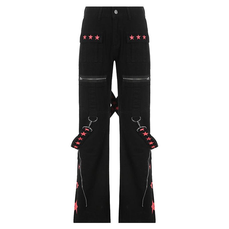 Noir Life As A Star Flared Pants