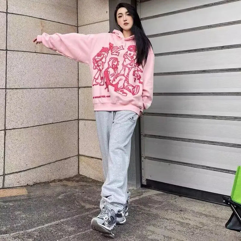 Wild Doodle Couple Hoodie