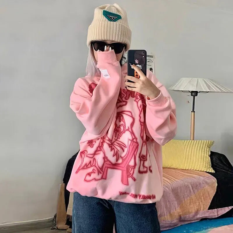 Wild Doodle Couple Hoodie