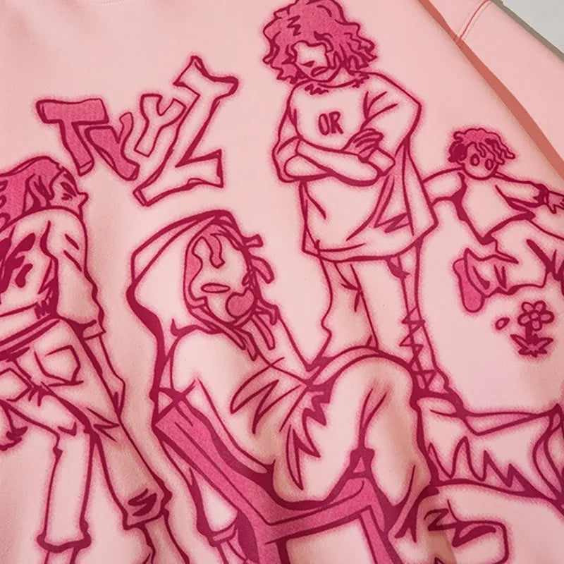 Wild Doodle Couple Hoodie