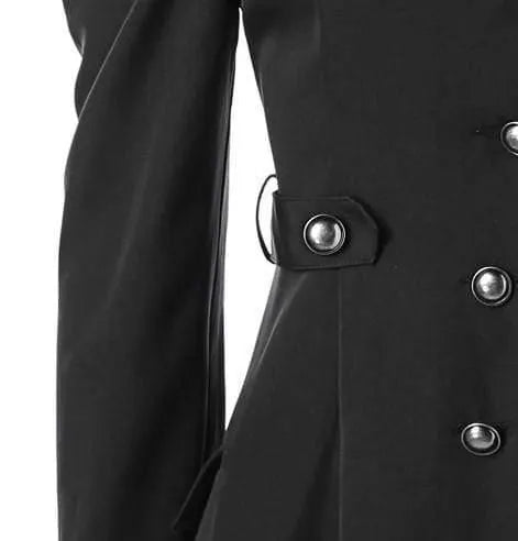 British Style Button Up Coat