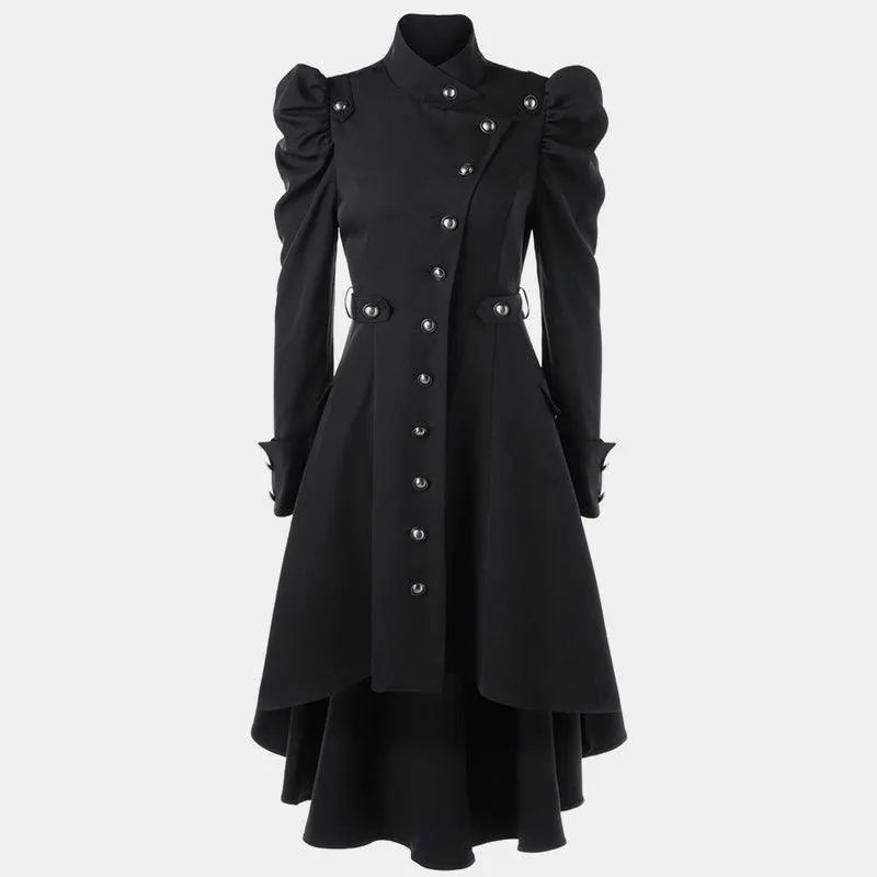 British Style Button Up Coat