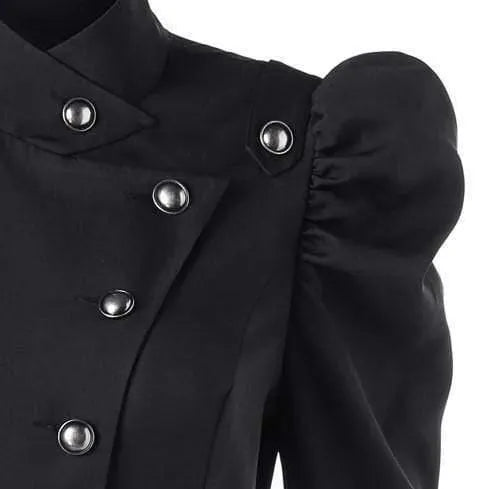 British Style Button Up Coat