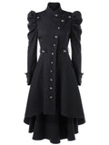 British Style Button Up Coat