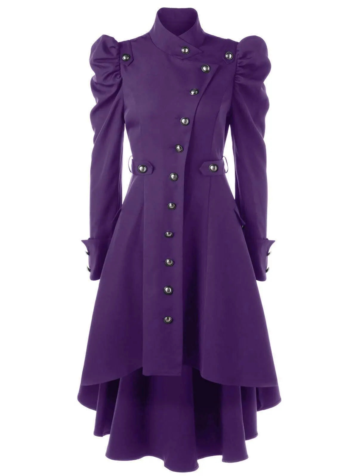 British Style Button Up Coat
