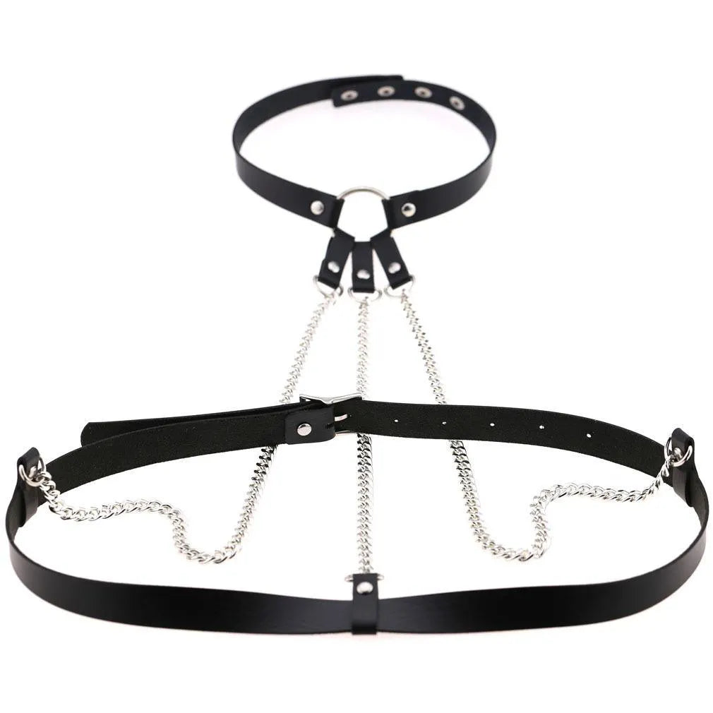 Leather Choker Belt