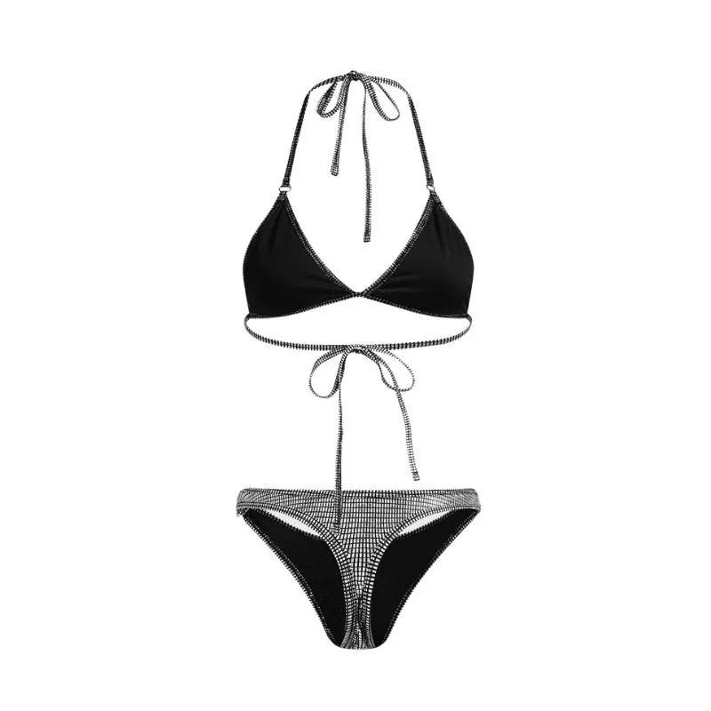 Laser-cut Separates Bikini Set
