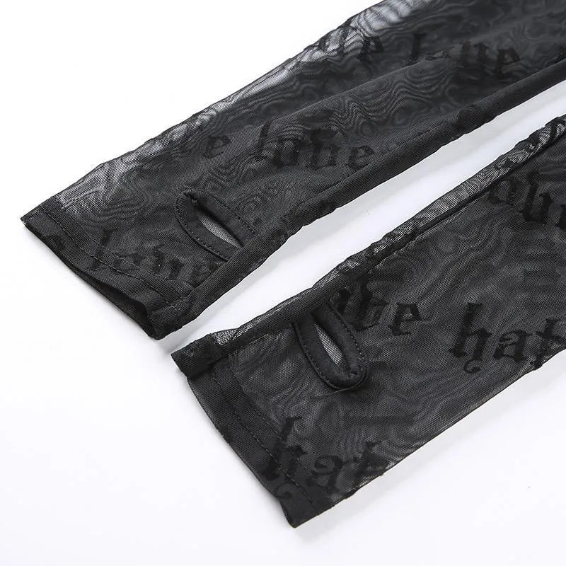 Love Hate Mesh Shirt