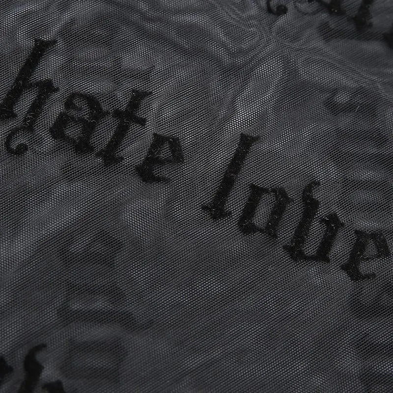 Love Hate Mesh Shirt