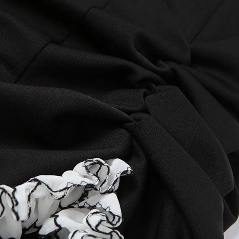 Tube Top Ruffle Dress
