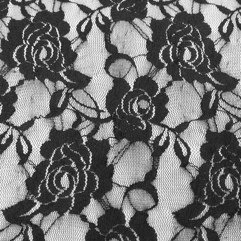 Lord Of Darkness Lace Flared Pants