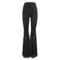 Lord Of Darkness Lace Flared Pants