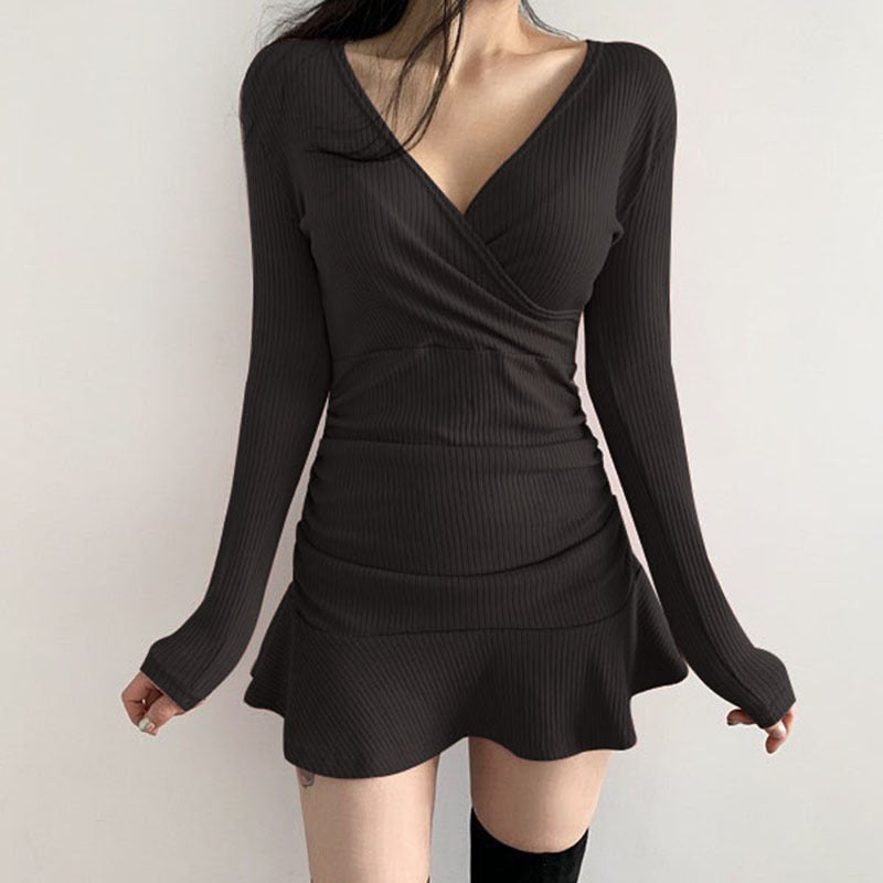 Dark Sanctuary Ruffled Dress