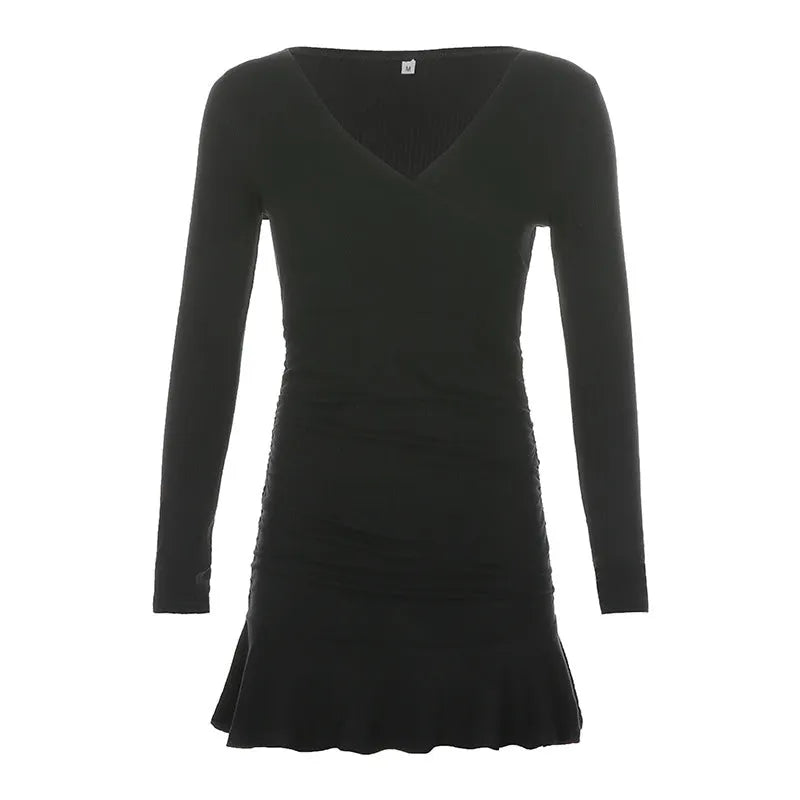 Dark Sanctuary Ruffled Dress