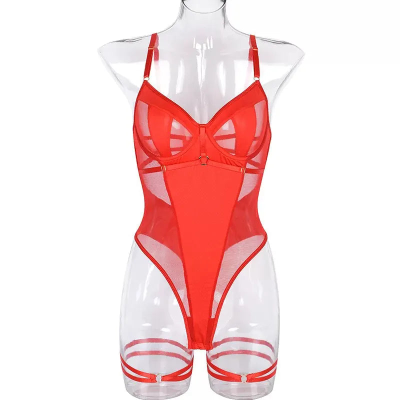 Give Me Your Love Mesh Bodysuit