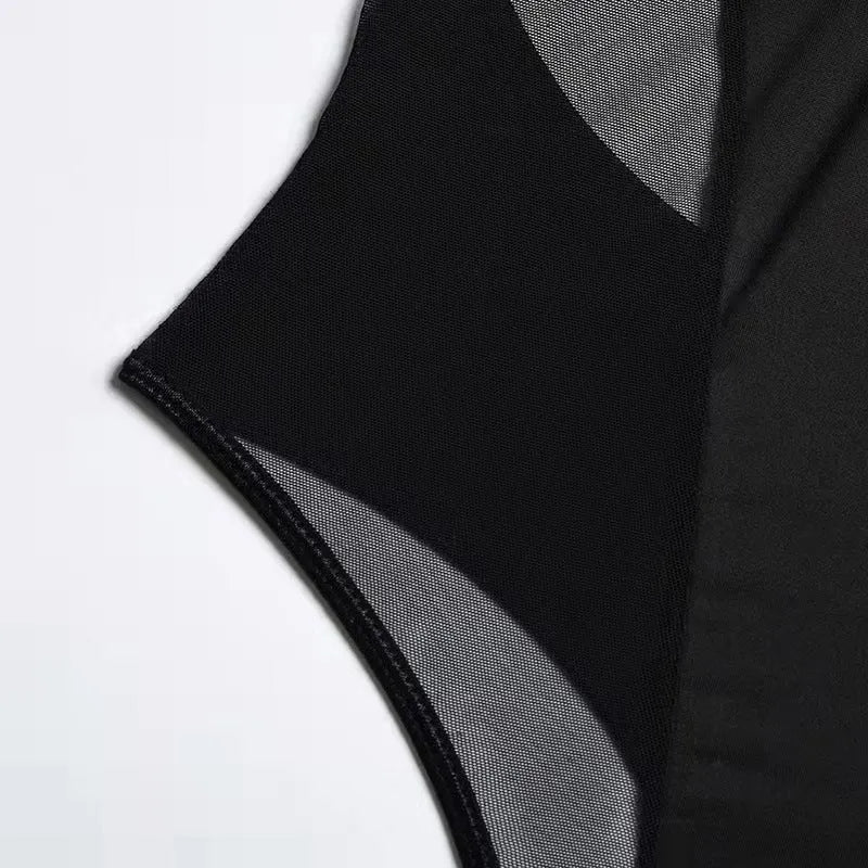 Give Me Your Love Mesh Bodysuit
